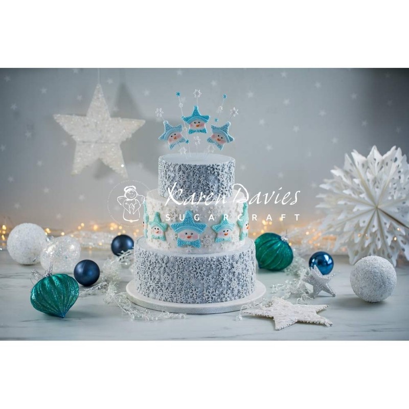 Karen Davies Star Snowman Mould