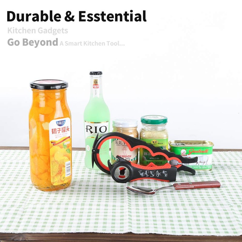 Otstar Latest Jar Opener, 5 in 1 Multi Function Bottle