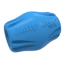 Jolly Pets Flex-N-Chew Bobble Floating Dog Treat Toy, Medium/Blue (JTJB025)