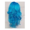 Camila Peluca De Fantasia Azul Turquesa