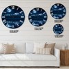 Designart 'Full Moon in Cloudy Night Sky I' Nautical &