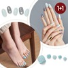 1+1 Patent Parts Self Gel Nail+Gel Pedi Sticker Set /