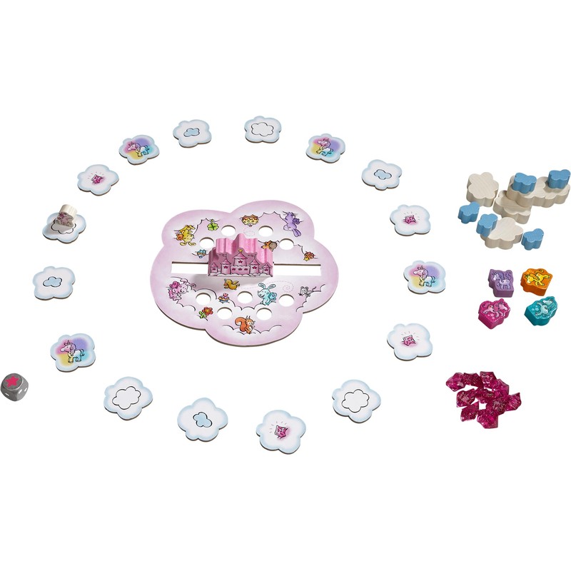HABA 2012232005 Sparkle Unicorn - Tower of Clouds, Cooperative Skill