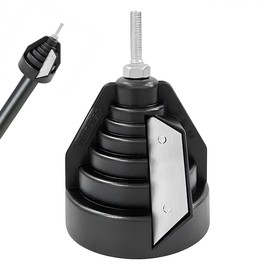 Plastic Pipe Chamfer Tool, PVC PP PE Pipe Deburrer, Pipe Deburring Hand Deburrer, for 20 25 32 40 50 63 mm Pipes, Deburring Tool (Black)