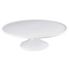 Sweese 709.101 12-Inch Porcelain Cake Stand, Round Dessert Stand, White