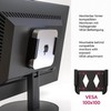 Mobilefox Under-Sink Wall Mount for Mac Mini Black