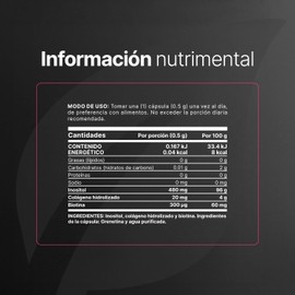 B Life Company | Inositol de 200 Cápsulas de 500 mg. Ingredientes naturales. Myo Inositol.