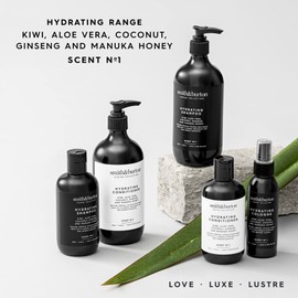 smith&burton Hydrating Shampoo for Dogs & Cats - Kiwi, Aloe Vera, Coconut, Ginseng and Manuka Honey, Scent No.1, 8.4-oz Bottle