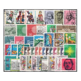 Goldhahn BRD Federal Vintage 1970 Stamped Complete Stamps for Collectors