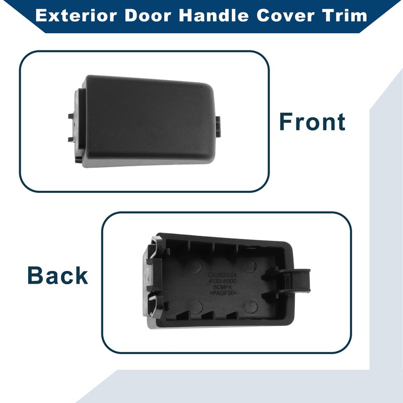 Hihaha Front Right Exterior Door Handle Cover Fit for Land