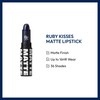 Ruby Kisses Lipstick, Matte Finish, Long-Lasting, Highly Pigmented, Smooth Apply,