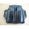 Azula Leather 2 Slot Molded Pancake Belt Mag Pouch for
