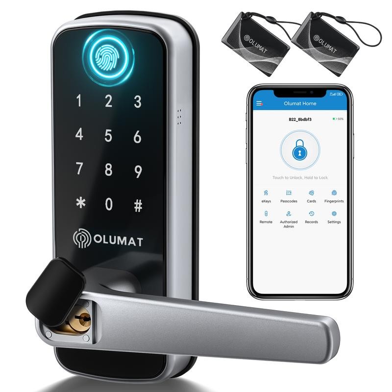 Smart Door Lock, Keyless Entry Door Lock Fingerprint Door Lock