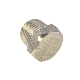 GoldPlug 3/8"-18 NPT Industrial Magnetic Drain Plug (External Head) IP-03X, 3/4″ Hex Head, 0.75″ OAL