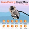 YEJMKJ 100:1 Geared Nema 14 Stepper Motor with Integrated Planetary