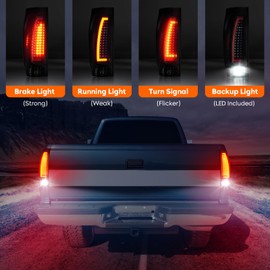 Tresound LED Tail Light for Chevy Avalanche 1500 2500 2002 2003 2004 2005 2006, Rear Taillight Assembly, GM2801153