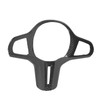 Car Steering Wheel Frame Cover Trim Sticker Decoration Carbon Fiber