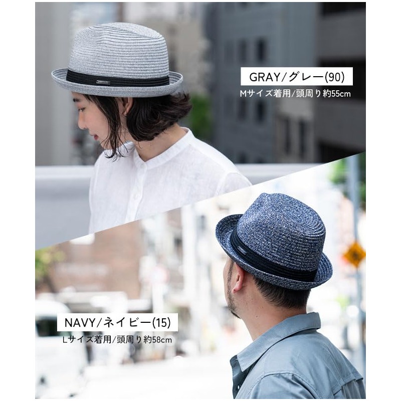 [ナコタ] Home Wash Short Mannish ホームウォッシュショートマニッシュ 麦わら メンズ レディース uv