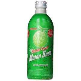 Sangaria Melon Soda, 16.2 Ounce (Pack of 24)