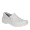 GENUINE GRIP 4705-11.5W Loafer Shoe,11-1/2,Wide,White,Plain,PR