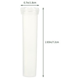 BESPORTBLE 25pcs Flower Tube Eco-Friendly Plastic Vials for Fresh Flower Water Storage Durable Florist Supplies for Long-