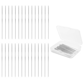 30 PCS 2.36 Inch Snag Repair Needle, Repair Knits and Woven Tool Sewing Tool with Box, Leather Craft Sewing Stitching Repair Needle for Sewing Stitching Repair Knitted Woven Clothing