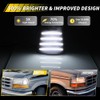 VYNTRAL Front Parking Corner Side Marker Light Compatible with 1992-1997
