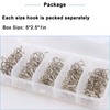 Fishing Treble Hooks Set, 140pcs Sharp High Carbon Steel Treble