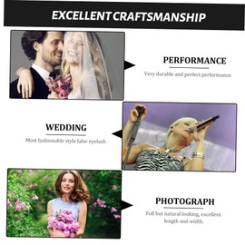 Baluue 5 Pairs Lashes Dense Eyelashes Women's Cosmetics Curly Long False Lashes