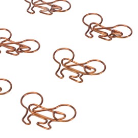 Pack of 100 Paper Clips, Cute Bicycles Shape Paper Clips, Bookmarks, Plan Clips, Funny Paper Clips, Paper Clip, Coated Paper Clips, Bookmark Clips, Office Supplies