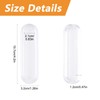 MOROBOR Clear PU Self-Adhesive Pulls, 8 Pcs Recessed Finger Pulls