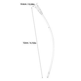 VICASKY 5Pcs Transparent Birds Feeding Hose Tool Food Grade Parrot Feeder Accessory for Easy Care of Young Birds and Liquid Medication During Feeding Period