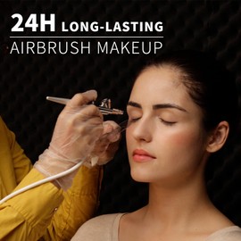 OPHIR 13x Airbrush Makeup Paint, Airbrush Blush, Airbrush Eyeshadow, Air Brush Eyebrow & Airbrush Eyeliner Liquid for Airbrush Kit, All Skin Types Movie Stage Makeup, 10ml/Bottle