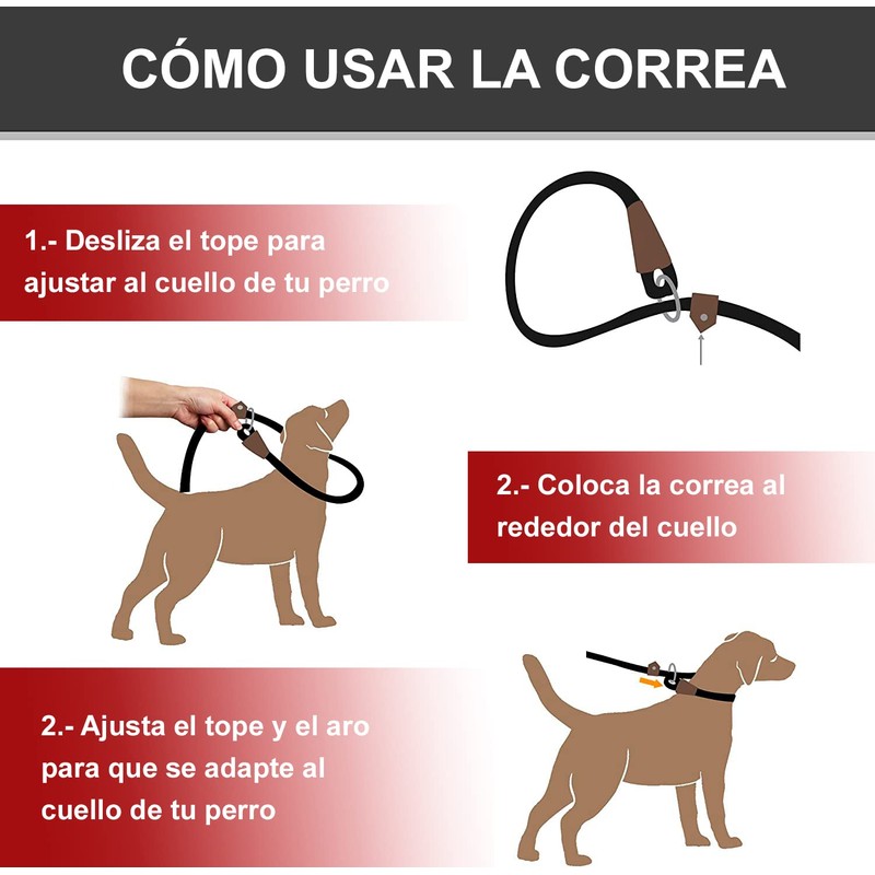 Wolfi Correa para Mascota Duradera, Correa Resistente y cómoda para