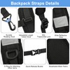 Kzanvov Backpack Straps, Adjustable Backpack Shoulder Strap, Replacement Padded Shoulder