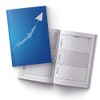 itenga Homework Book Paper Plane Blue DIN A5 96 Pages