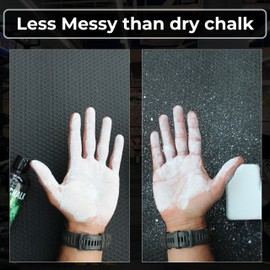 MoveBetterClub Liquid Chalk 250ml Coloured & Scented - Blue Mint - for Climbing, Gym, Weightlifting, Gymnastics, Kettlebells, Pole Fitness & more PLUS 1-Month Access to MoveBetter.Club