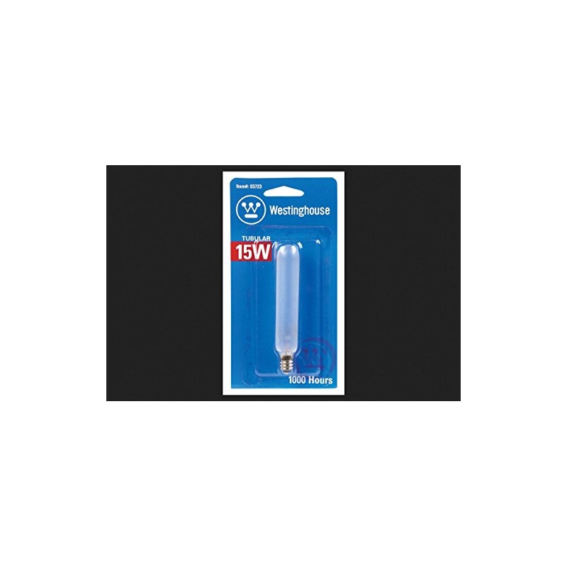 Westinghouse 15 watts T6.5 Tubular Incandescent Bulb E12 (Candelabra) Warm