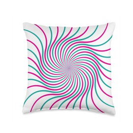 Identica Design Geometric Spirograph a Throw Pillow, 16x16, Multicolor