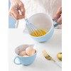 Gaolinci Simple Solid Color Kitchen Ceramic Mixing Bowl, 1 Quart