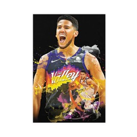 ANBID Basketball Player Poster for Wall Decor Phoenix Suns POSTERS Canvas for Boys Bedroom Wall Motivational Basketball Poster Signed Unframe-style 16x24inch(40x60cm)