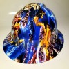 Pyramex FULL BRIM Hard Hat custom hydro dipped IRON MAIDEN