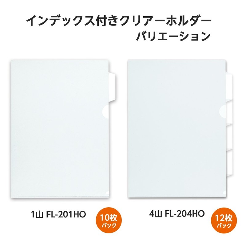 Plus FL-201HO 88-067 Clear Holder, A4 with Index, 1 Mount,