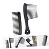 SAFIGLE 2Pcs Wide Tooth Comb Set for Curly Hair Styling