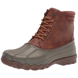 Sperry Top-Sider Men's Seasonal Avenue Duck Boot, TAN/Olive, 10.5