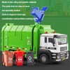 Garbage Truck Toy, 1:50 Pull Back Alloy Waste Management Recycling