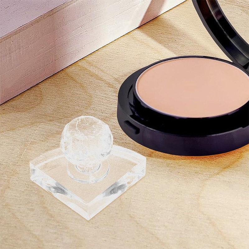 FOMIYES 2pcs Eyeshadow Platen Tool Cosmetics Stamper Eye Shadow Stamper