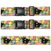 CREATCABIN 2Pcs Luggage Straps for Suitcase Belt TSA Approved Travel