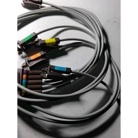 GE REF 416467-003 Multi-Link ECG Leadwire 5-ld V2-6, Grabber, AHA, 74 cm/ 29 in