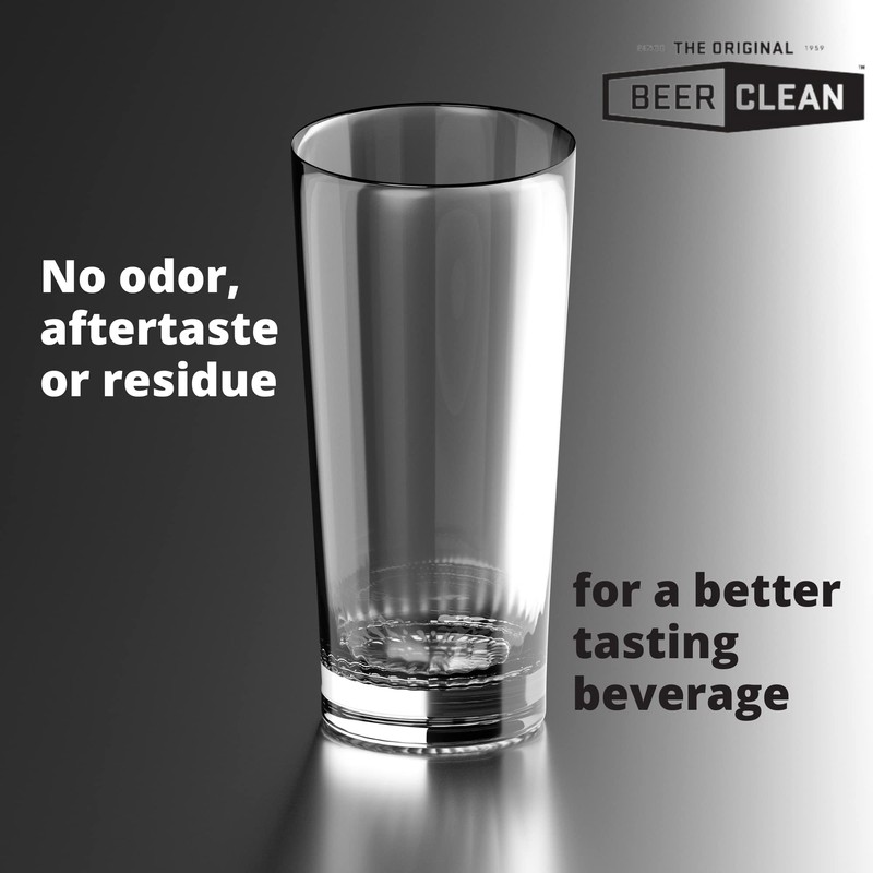 BEER CLEAN 990224 Low Suds Glass Cleaner, Restaurant Barware &